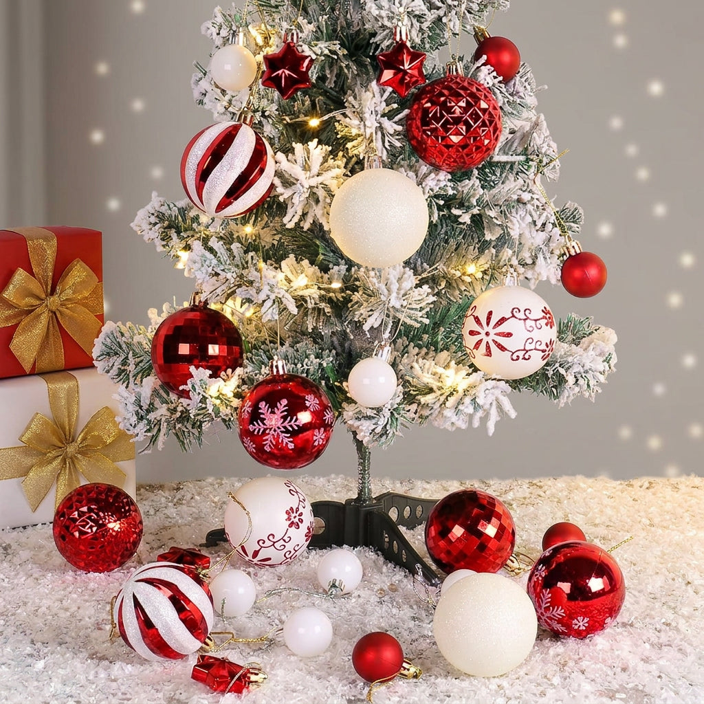 10cm Christmas Decorating Balls – Set of 6