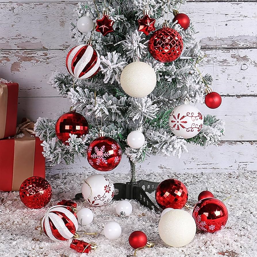 10cm Christmas Decorating Balls – Set of 6