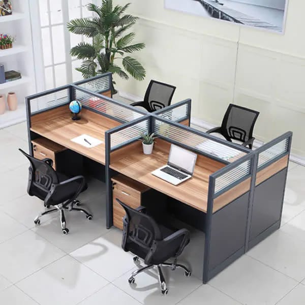 4-Way Workstation Desk