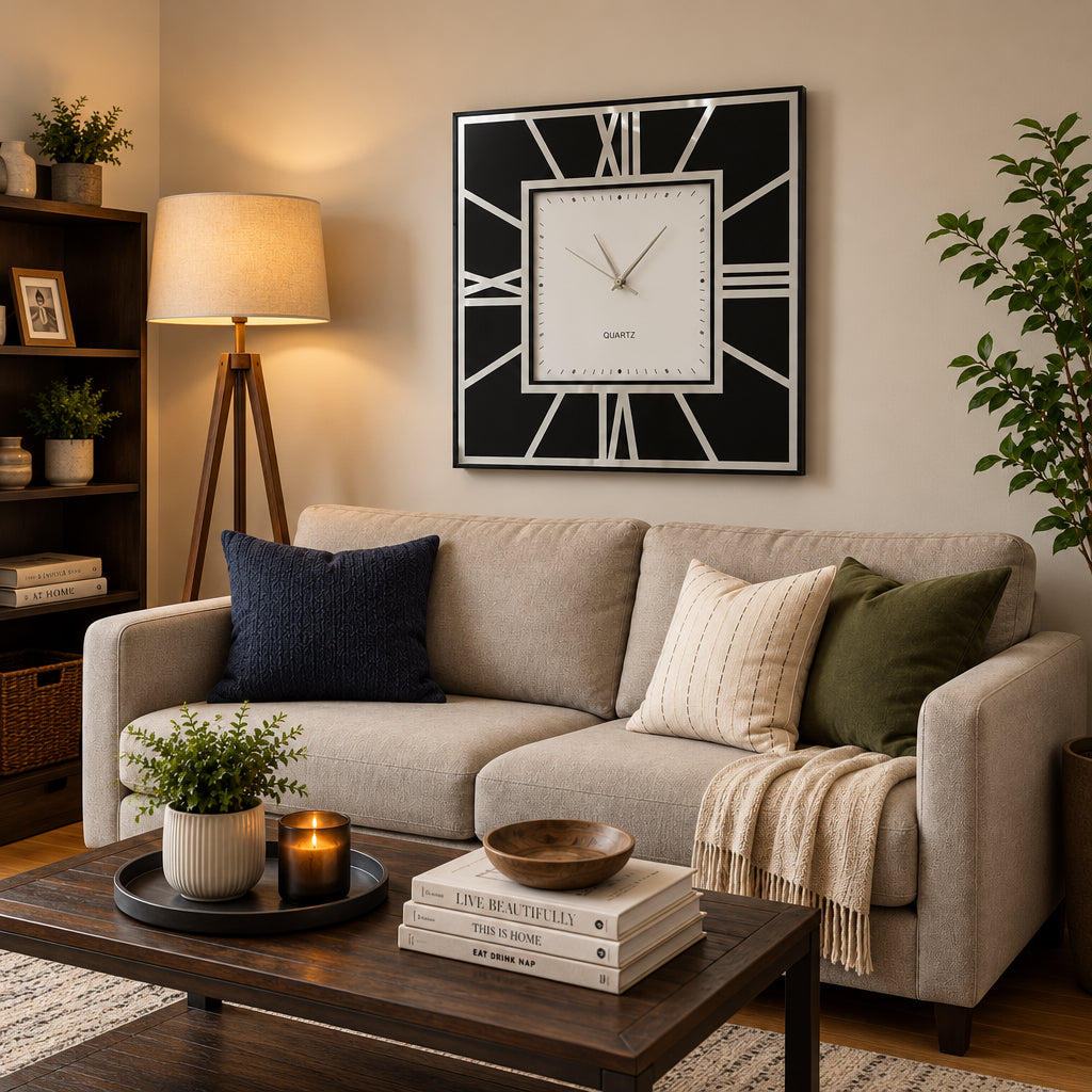 50cm Square Wall Clock