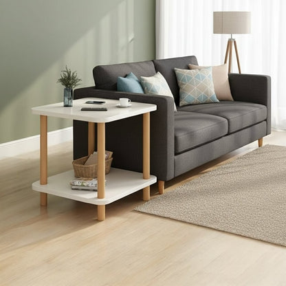 Multifunctional Wooden Bedside And Living Room Side Table