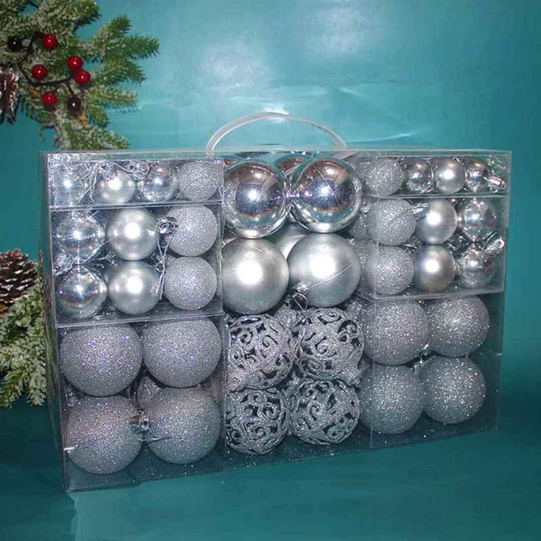 100Pcs Christmas Ball Ornaments