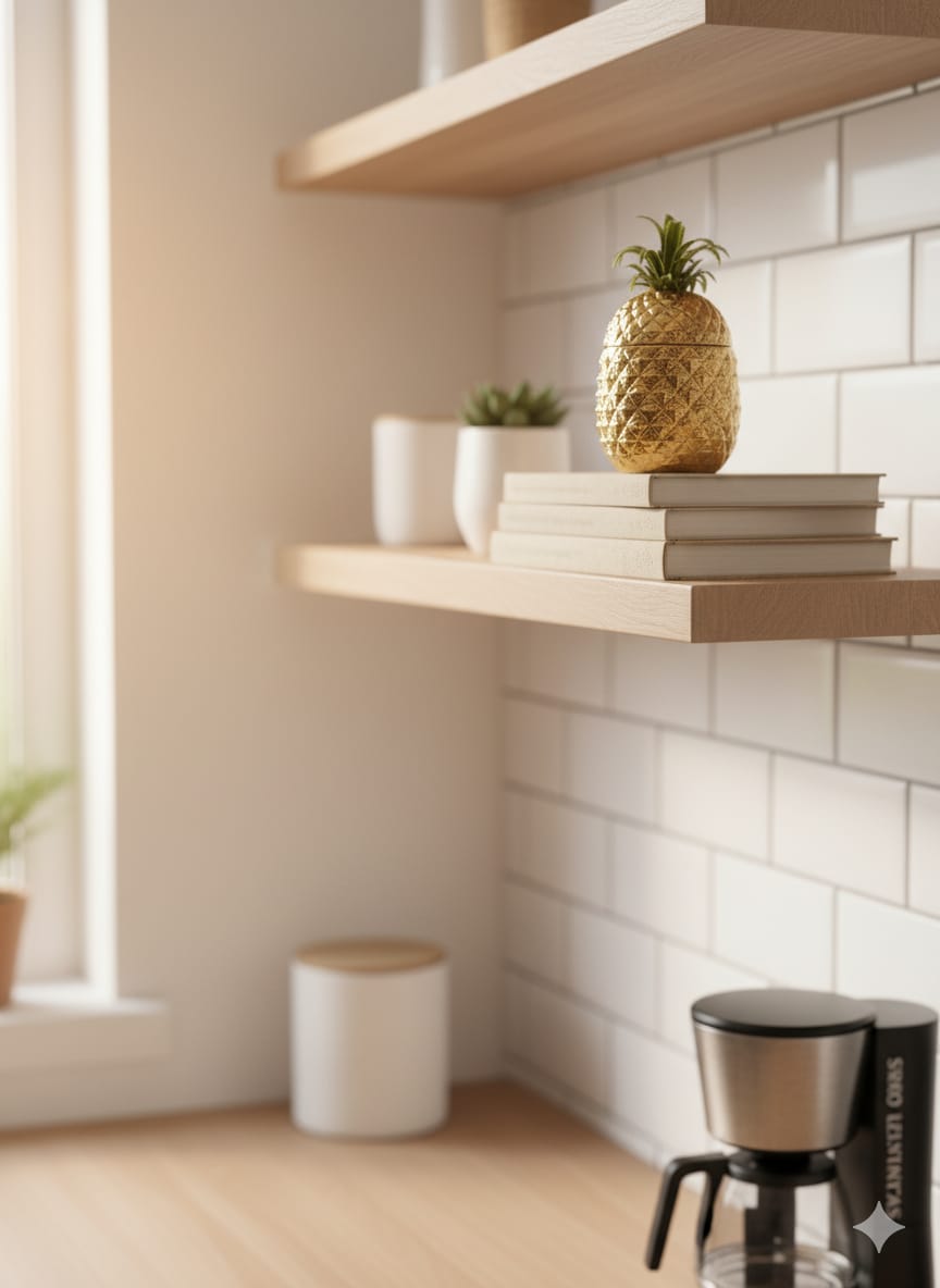 Pineapple Canister – Green Leaf Design