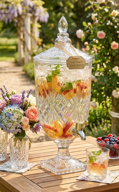 Glass Juice and Beverage Dispenser 3L and 5L