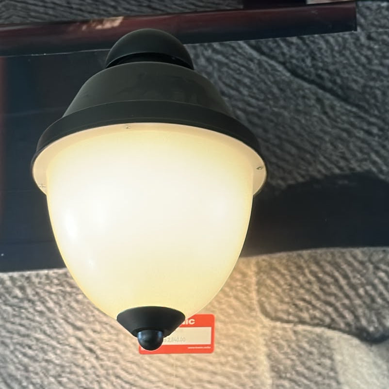 Creative outdoor wall light with E27 holder for gate, entrance, and exterior wall lighting LL 503B-BK - Gemelli Collection