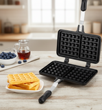 Non-Stick Waffle Pan with Insulated Handle