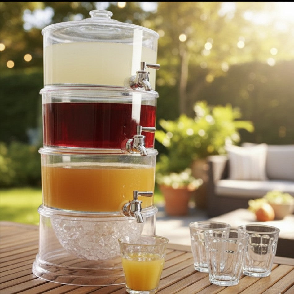 3-Tier Acrylic Juice Dispenser