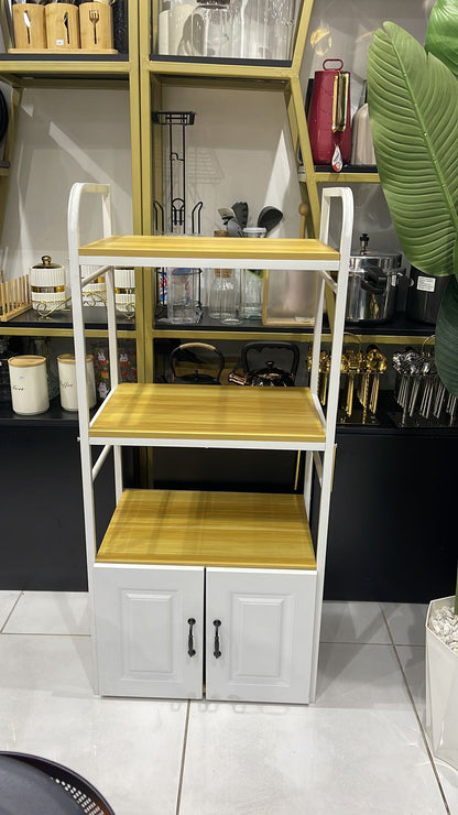 Multipurpose Wood & Metal Storage Rack
