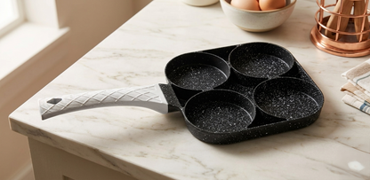 Heavy Granite Non-Stick Multi-Slot Fry Pan