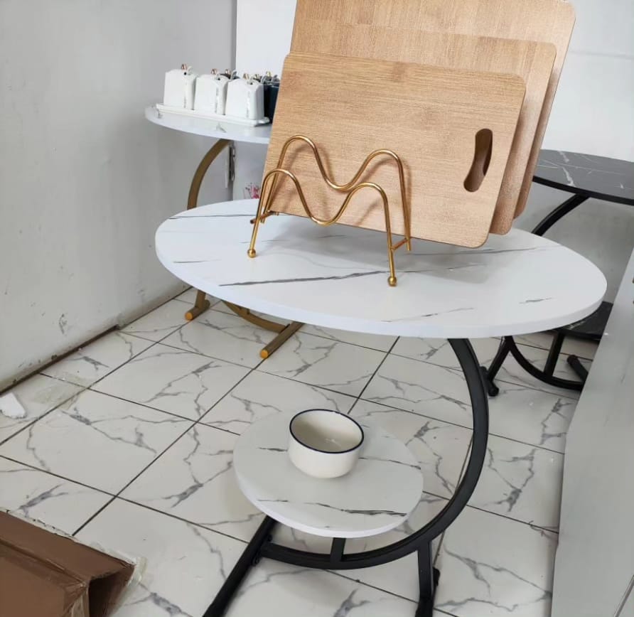 Marble Side Stool