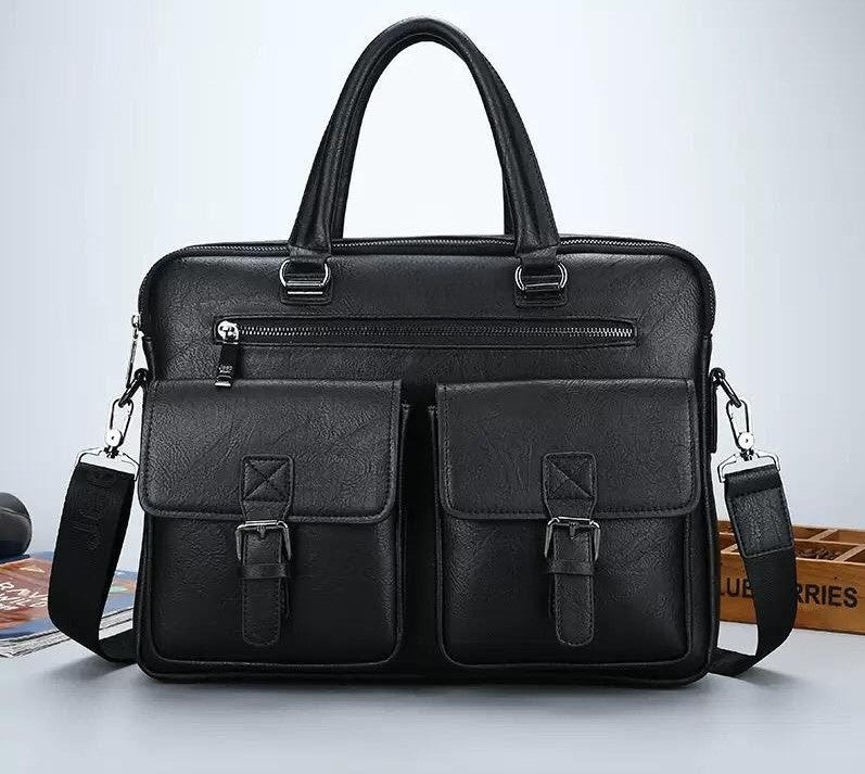 Jeep double pocket laptop bag, 38×27 cm, fits laptops up to 15 inches