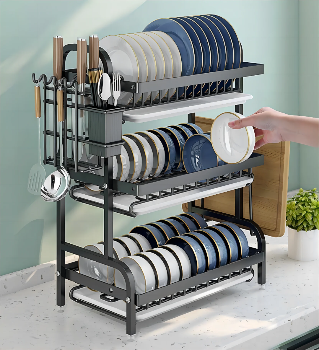 Stainless Steel Dish Rack 2in1 and 3in1