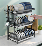 Stainless Steel Dish Rack 2in1 and 3in1