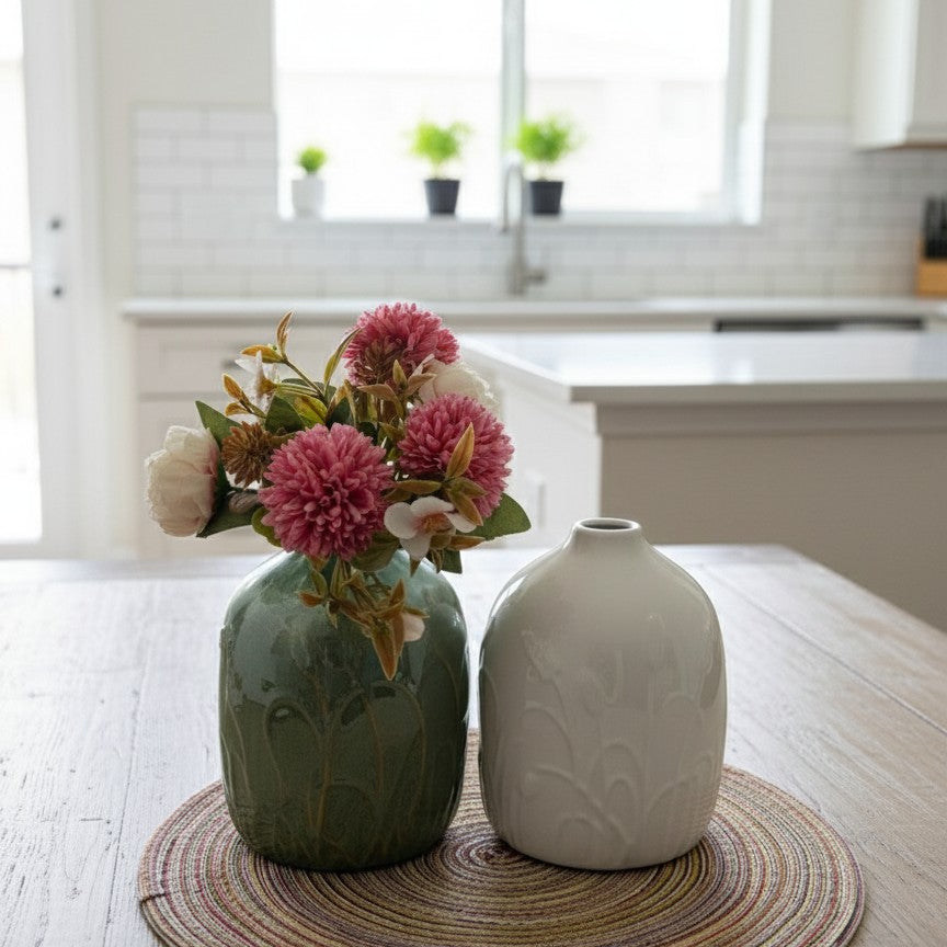 Antique ceramic decorative vase