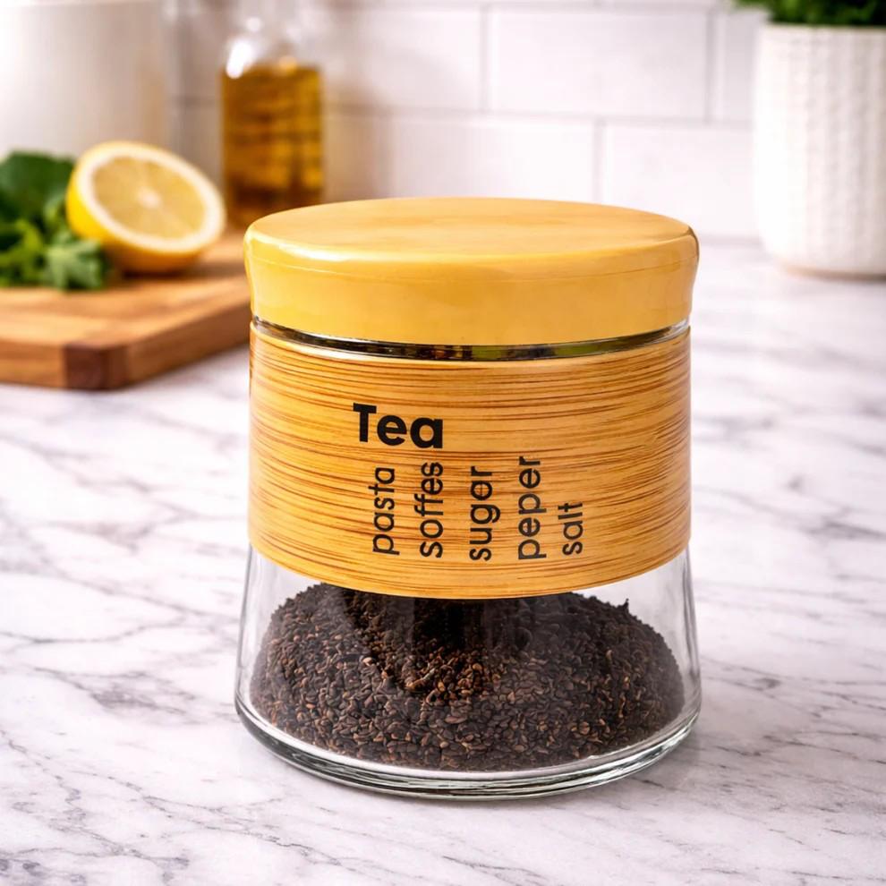 3Pcs Glass Dish Jar