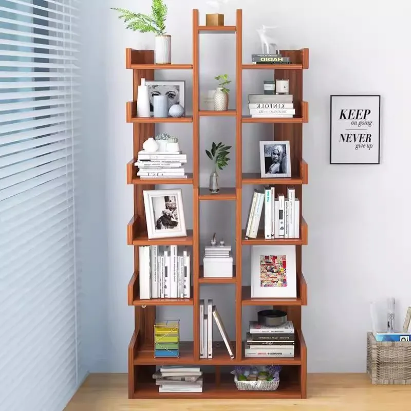 Bamboo Multipurpose Bookshelf with Lower Drawers
