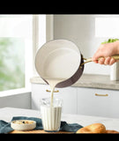 15Pcs Ceramic Cookware Set With Silicone Utensils