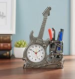 Violin Themed Alarm Clock with Pen Holder