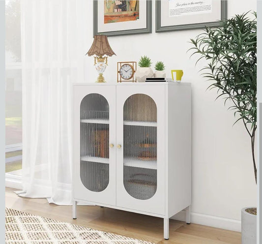 3-tier storage accent cabinet with legs, versatile cupboard lockers for home, office, kitchen, or kids’ bedroom organization. 🗄️