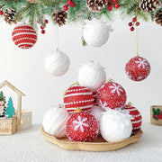 10 cm Christmas decorating balls set of 6 for Christmas tree decorations