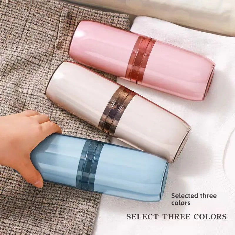 Travel toothbrush holder