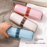 Travel toothbrush holder