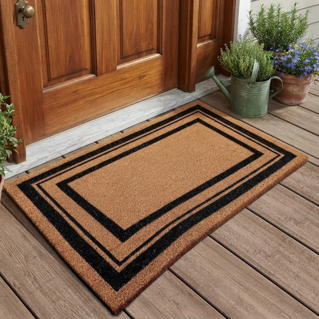 45 × 75cm Coconut Coir Reed Door Mat