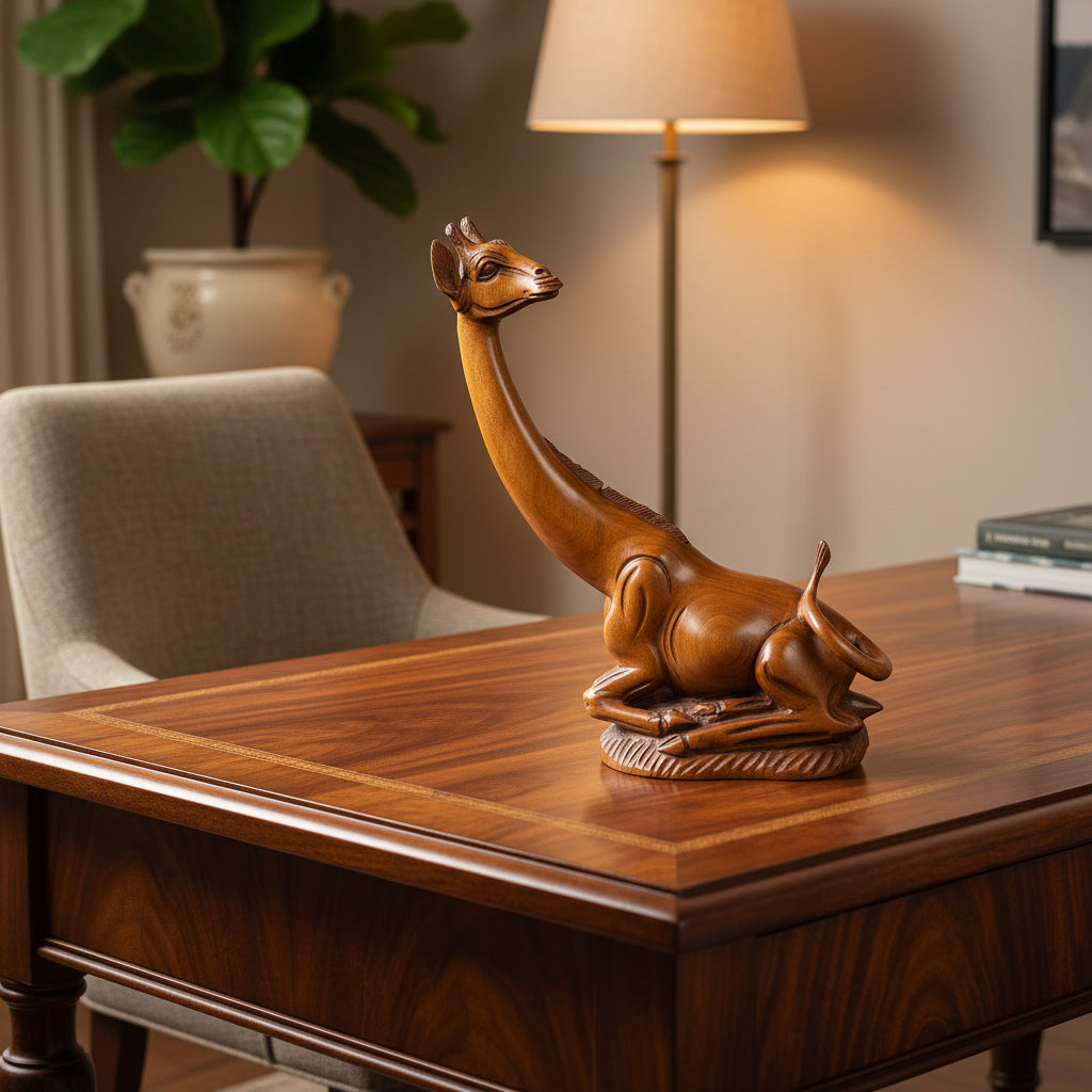 Resting Giraffe Statue
