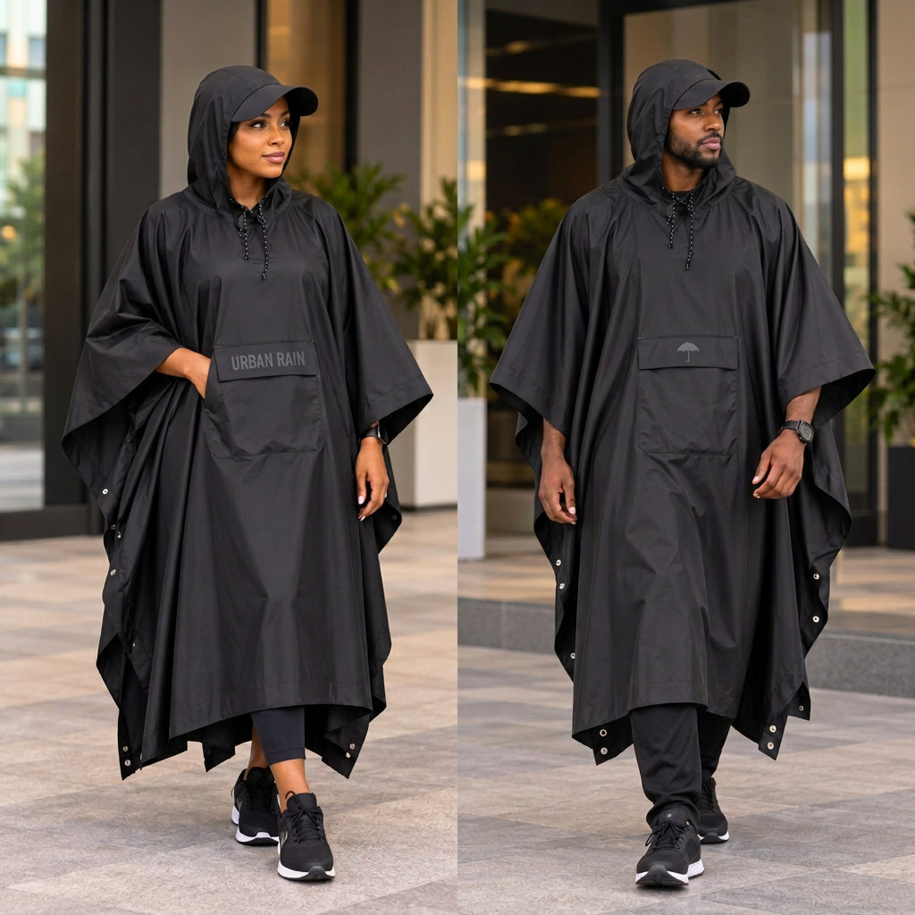 Unisex Adult Rain Poncho with Attached Hood for Outdoor Rain Protection available in Nairobi, Kenya