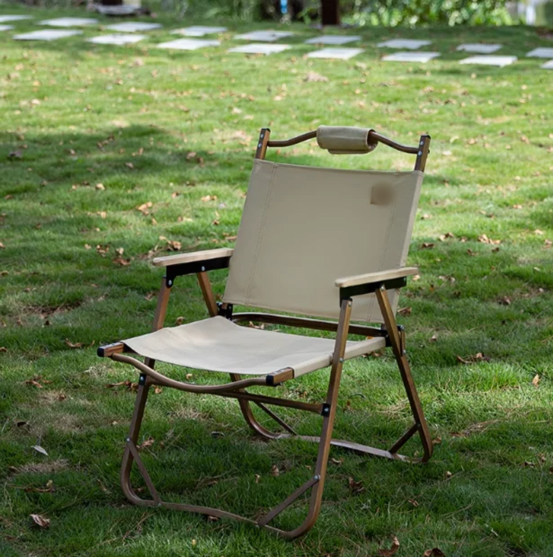 Foldable Camping Chair With Armrest