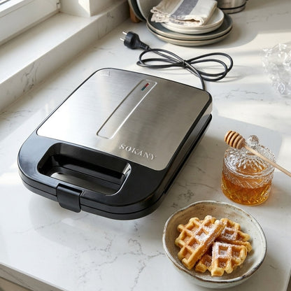 Sokany SK-08102 Sandwich Maker 4 Slice Non Stick Grill