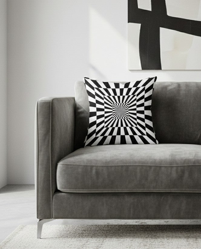2Pc Geometric Contrast Color Pillowcase Set 45 × 45 cm