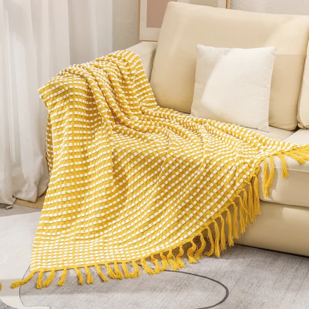 Knitted Throw Blanket