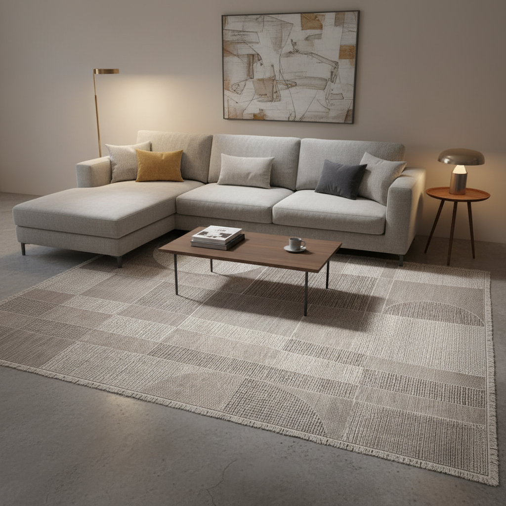 Oria Geometric Pattern Carpet Rug