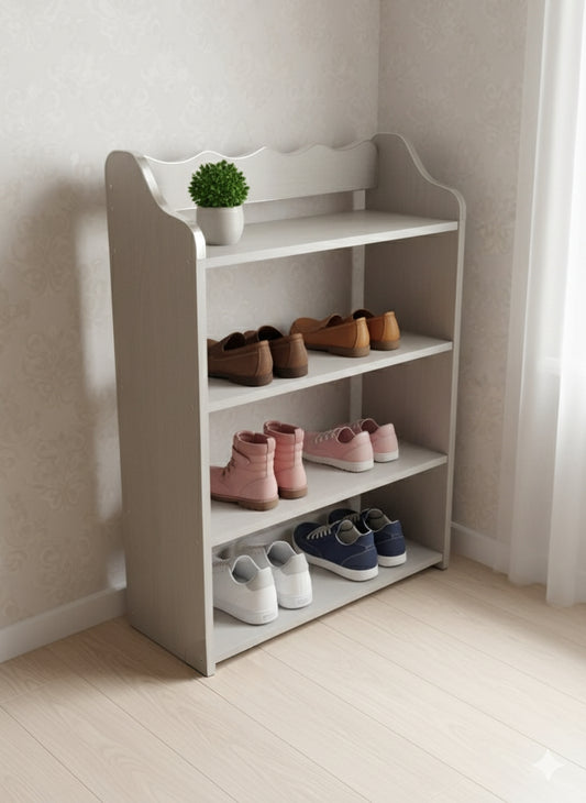 Multi-purpose shoe rack and bookshelf