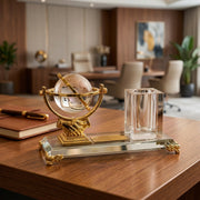 Global Executive Crystal Desk Organiser