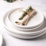 Plain White Ceramic Plates