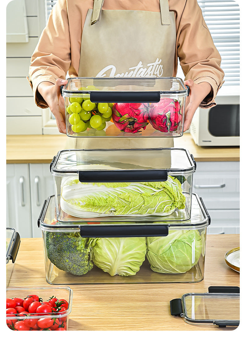 3pcs Acrylic Food Storage Containers Set