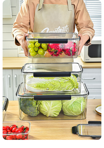 3pcs Acrylic Food Storage Containers Set