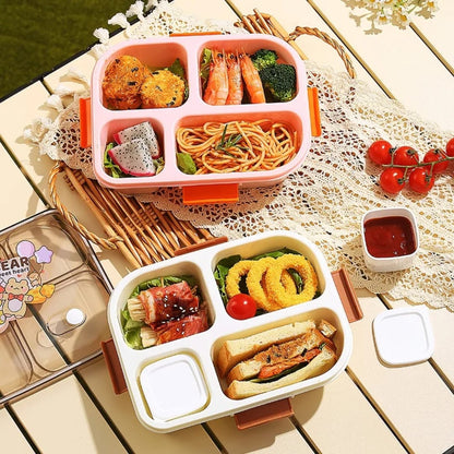 4-Compartment Lunch Box
