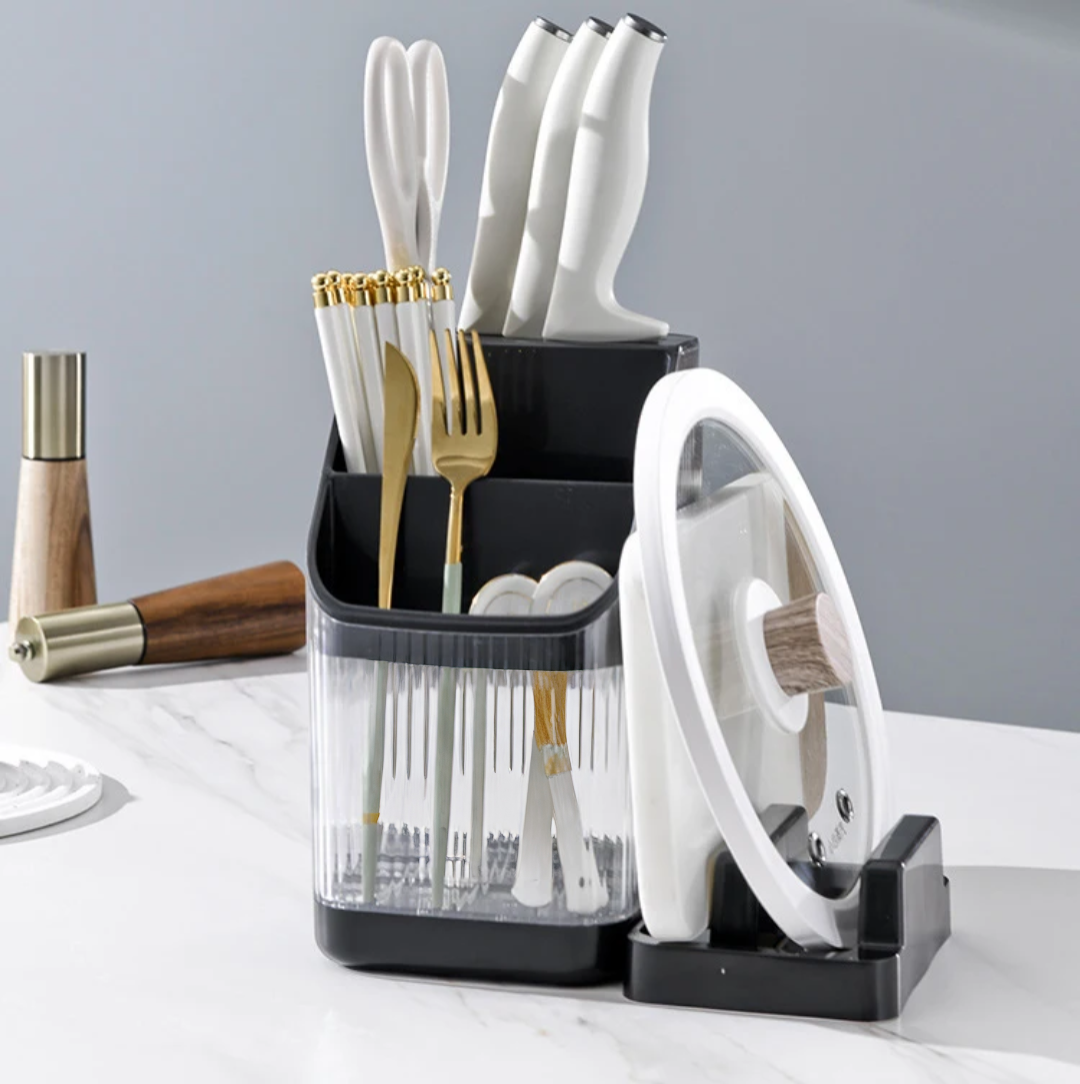 Kitchen Multifunction Cutlery Storage Organizer