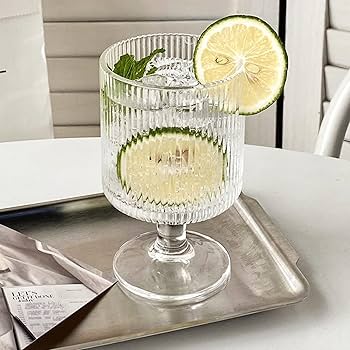 6Pc Multifunctional Glass Cup Set 180 ml