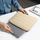 Puffy laptop sleeve