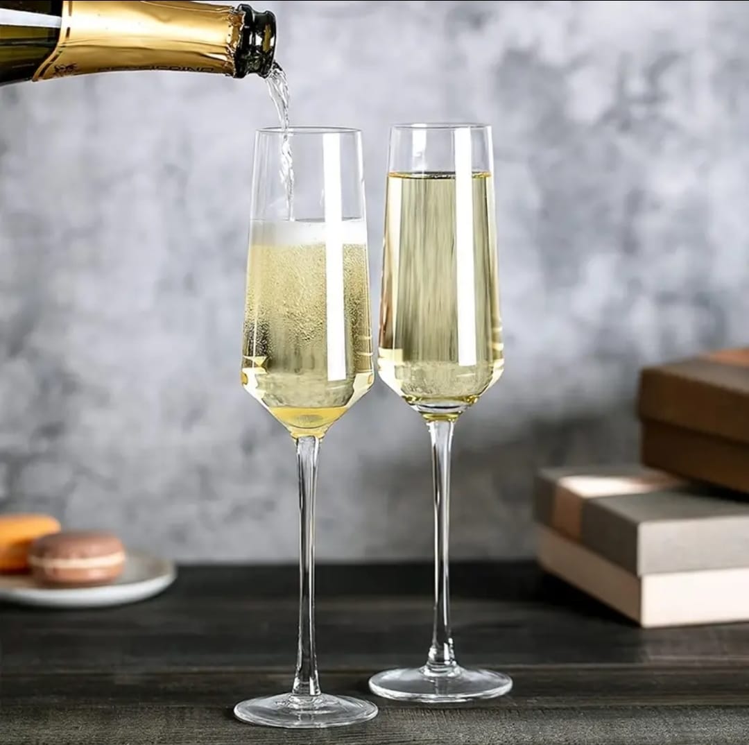 6Pcs Champagne Glasses