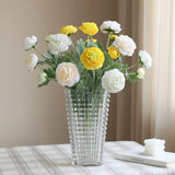 Conical Rainbow Glass Vase