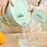 Multi-functional 8pcs Salad Spinner with Vegetable Chopper