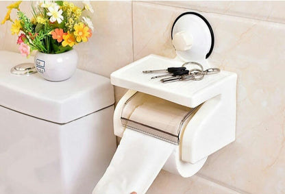Tissue Paper Holder With Suction Mount