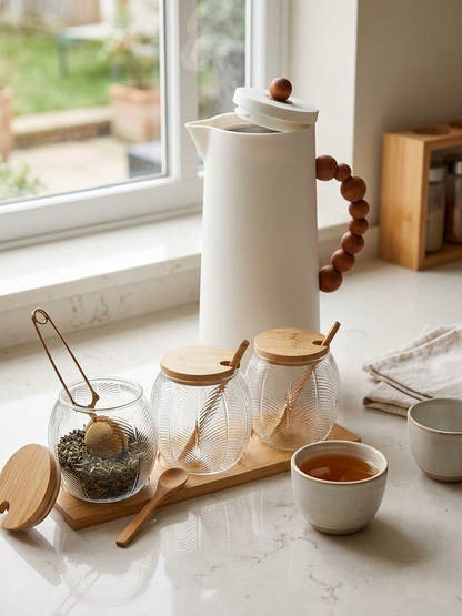 Vacuum Flask With 3 Canisters Set