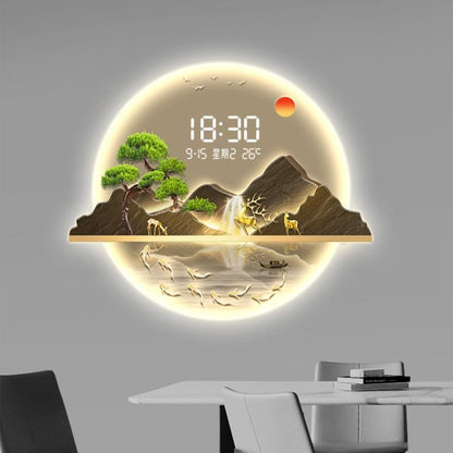 3D LED Decorative Wall Clock