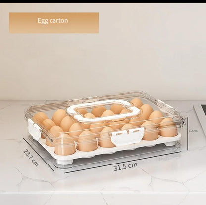 Acrylic Egg Holder with Handles